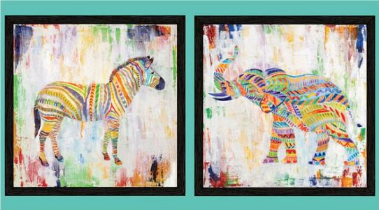 Artworks XIII Rainbow Animal Panel