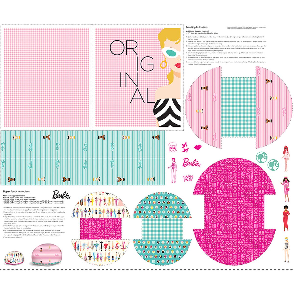 Barbie World Barbie Bag Project Panel