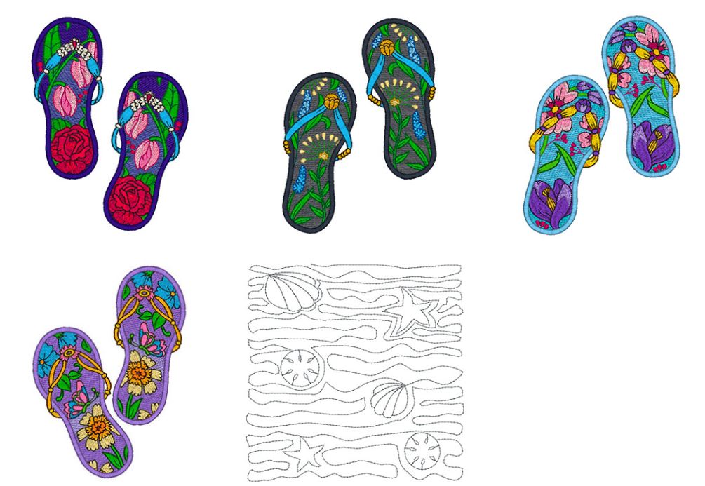 Purely Gates Mylar Flip Flops 2